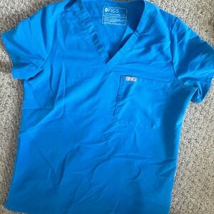 FIGS Blue Catarina Scrub Top